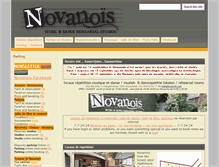 Tablet Screenshot of novanois.com